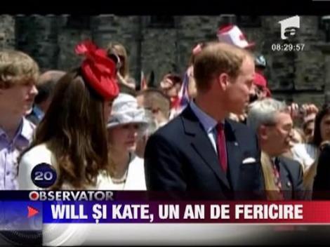 William si Kate Middleton, un an de casatorie