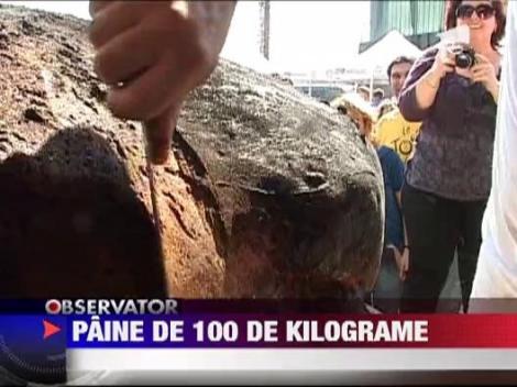 Paine de o suta de kilograme la Sfantu Gheorghe!