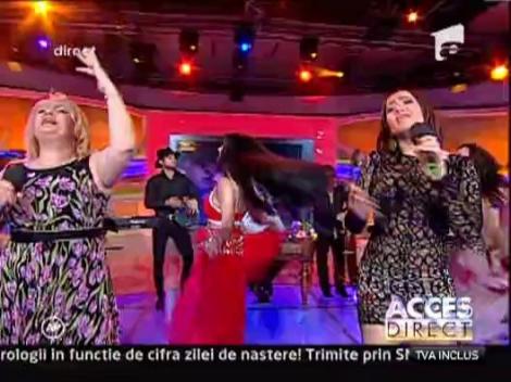 Viorica, Margherita si Ionita de la Clejani au cantat la Acces Direct