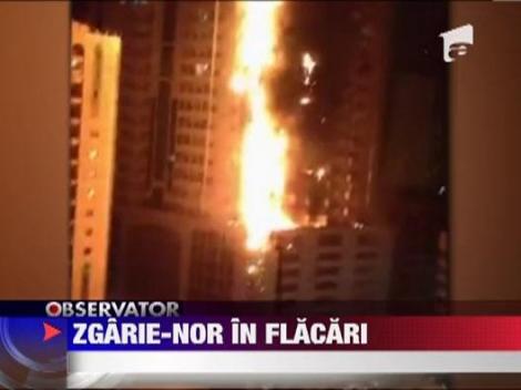 Zgarie-nor in flacari