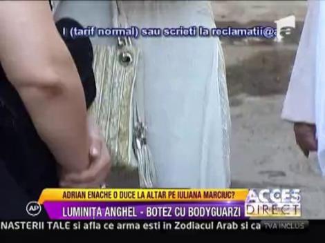 Luminita Anghel, botez cu bodyguarzi