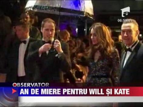 Un an de la nunta dintre William si Kate