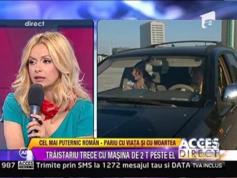 Mihai Traistariu trece cu masina peste un om!