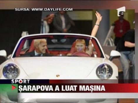 Sarapova a castigat o masina de lux
