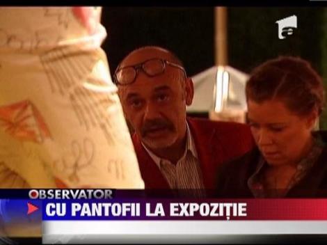 Cu pantofii la expozitie