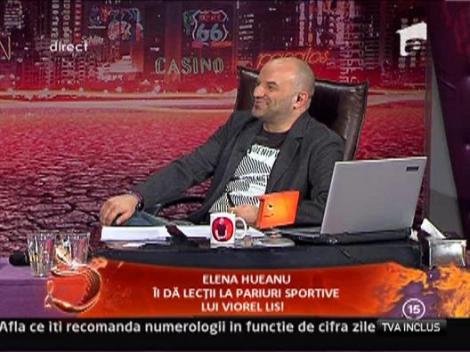 Elena Hueanu, ii da lectii la pariuri sportive lui Viorel Lis!