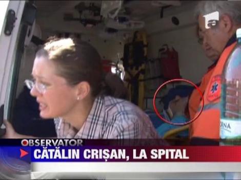 UPDATE / Catalin Crisan a ajuns la spital dupa ce a fost implicat intr-un accident rutier