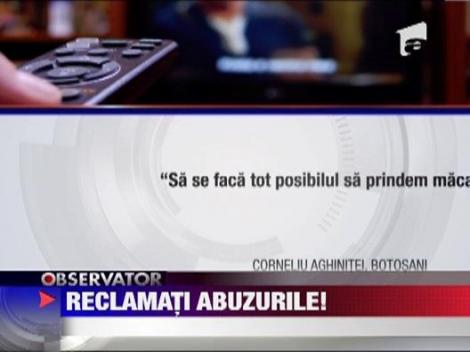 Reclamati abuzurile!