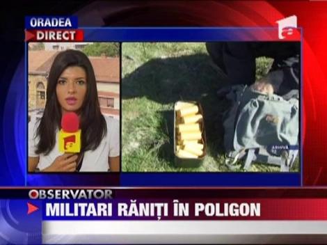 Militari raniti intr-un poligon din Bistrita