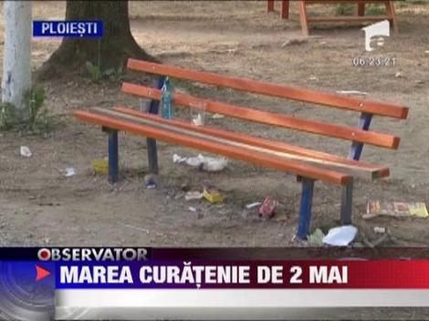 Tone de gunoaie lasate in urma