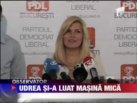 Elena Udrea si-a cumparat o masina mica