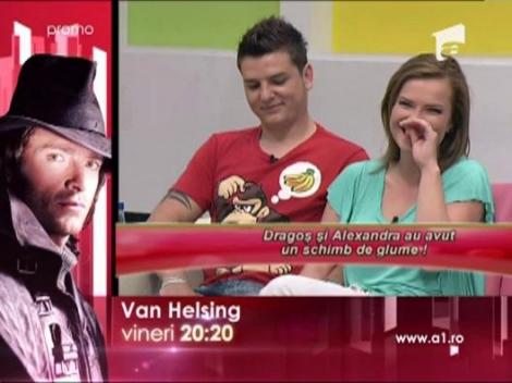 Dragos si Alexandra au avut un schimb de glume