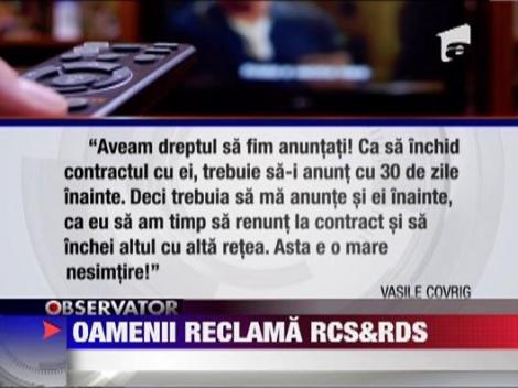 Oamenii reclama RCS&RDS