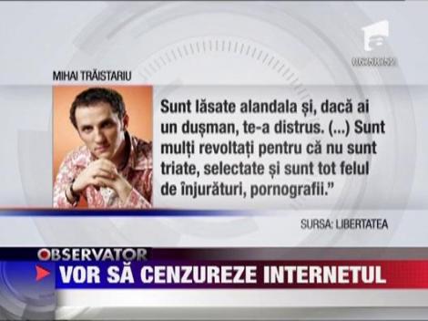 Oana si Trestariu vor sa cenzureze internetul