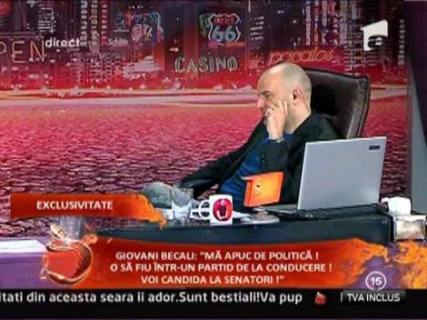 Giovani Becali: "Am fost, sa stiti, nu ma laud, un gangster modern!"