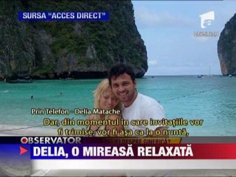 Delia Matache, o mireasa relaxata