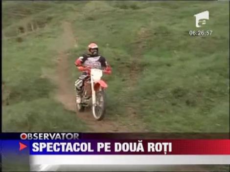 Hunedoara: Raiul motociclistilor dependenti de adrenalina