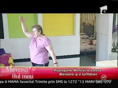 Schimb dur de replici intre Monica si Marioara