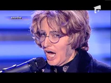 Julia Jianu, sosia lui John Lennon - " Imagine"