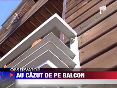 Baia Mare: Doi tineri au cazut de la etaj, cu tot cu balcon