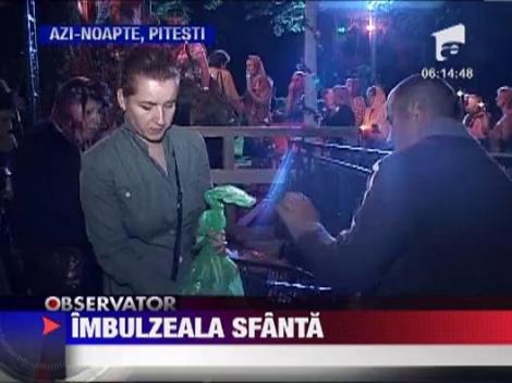 Aglomeratie la moastele Mucenitei Filofteia