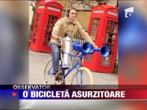 Bicicleta cu sonerie de 178 de decibeli