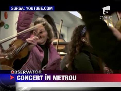 Concert simfonic in metrou