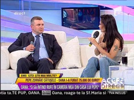 Oana Zavoranu: "O sa intind rufe in camera mea din casa lui Pepe"