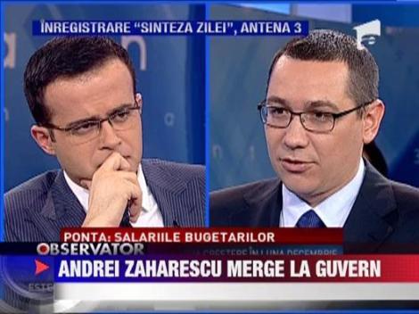 Andrei Zaharescu, noul purtator de cuvant al Guvernului