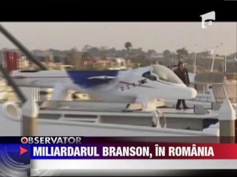 Sir Richard Branson, in Romania