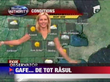 SUA: Prezentatoarea invizibila la meteo