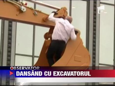 Letonia: Balet cu excavatorul