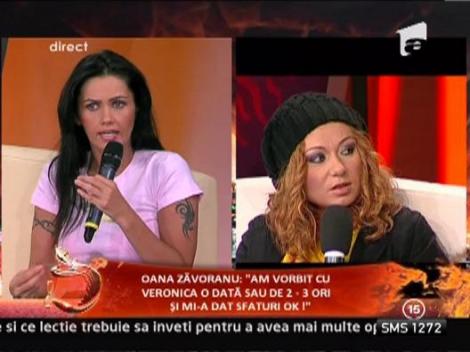Oana Zavoranu: "Veronica mi-a dat sfaturi bune"