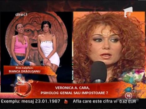 Bianca Dragusanu: "O respect pe Veronica. Ii raman fidela in continuare"