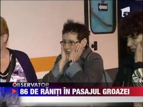 Bucuresti: Accident de tramvai cu peste 86 de raniti in Pasajul Lujerului