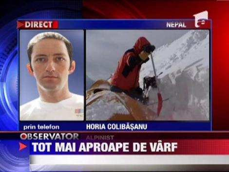 Ninsoarea abundenta i-a creat mari probleme alpinistului Horia Colibasanu!