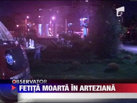 O fetita de doi ani s-a inecat aseara intr-o fantana arteziana