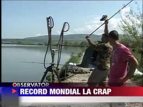 Record mondial la pescuit de crap