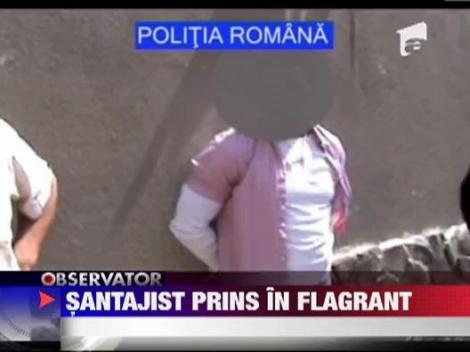 Santajist prins in flagrant de politistii din Turda