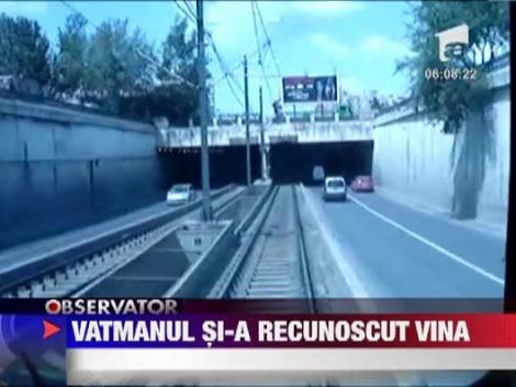 Vatmanul care a provocat accidentul de pe linia 41si-a recunoscut vina