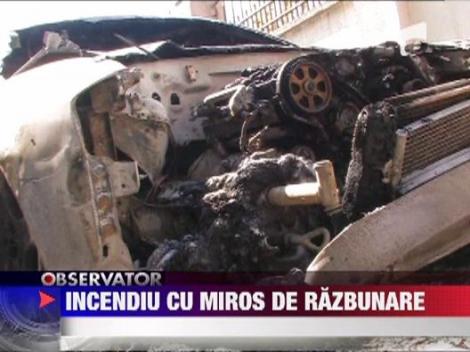 Un botosanean si-a gasit toate cele trei masini incendiate! Politia a deschis o ancheta