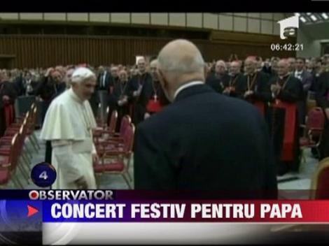 Concert festiv pentru Papa Benedict al XVI-lea