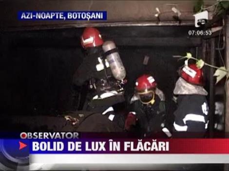 Un bolid de lux s-a facut scrum la Botosani