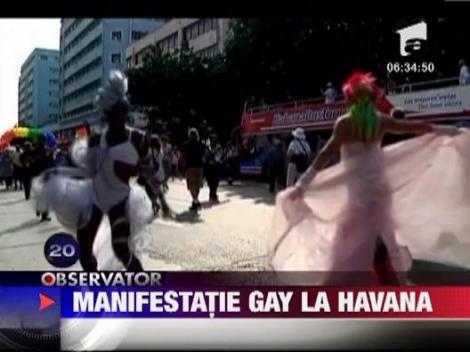Manifestatie gay la Havana