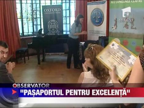 "Pasaport pentru Excelenta" si-a premiat participantii