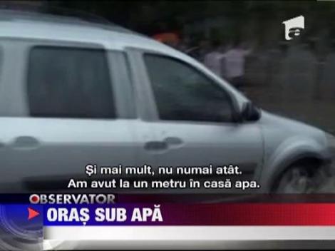 Inundatii de proportii in Ramnicu Valcea