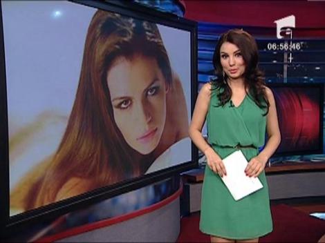 Monica Gabor si-a dus fetita la manastirea Cernica