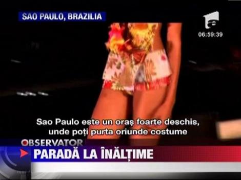 Prezentare de moda inedita in Brazilia