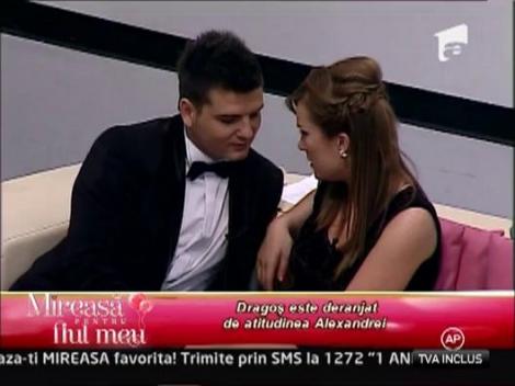 Alexandra s-a suparat pe Dragos pentru ca si-a uitat replicile