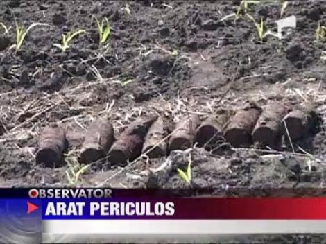 36 de proiectile, descoperite pe un camp din Iasi